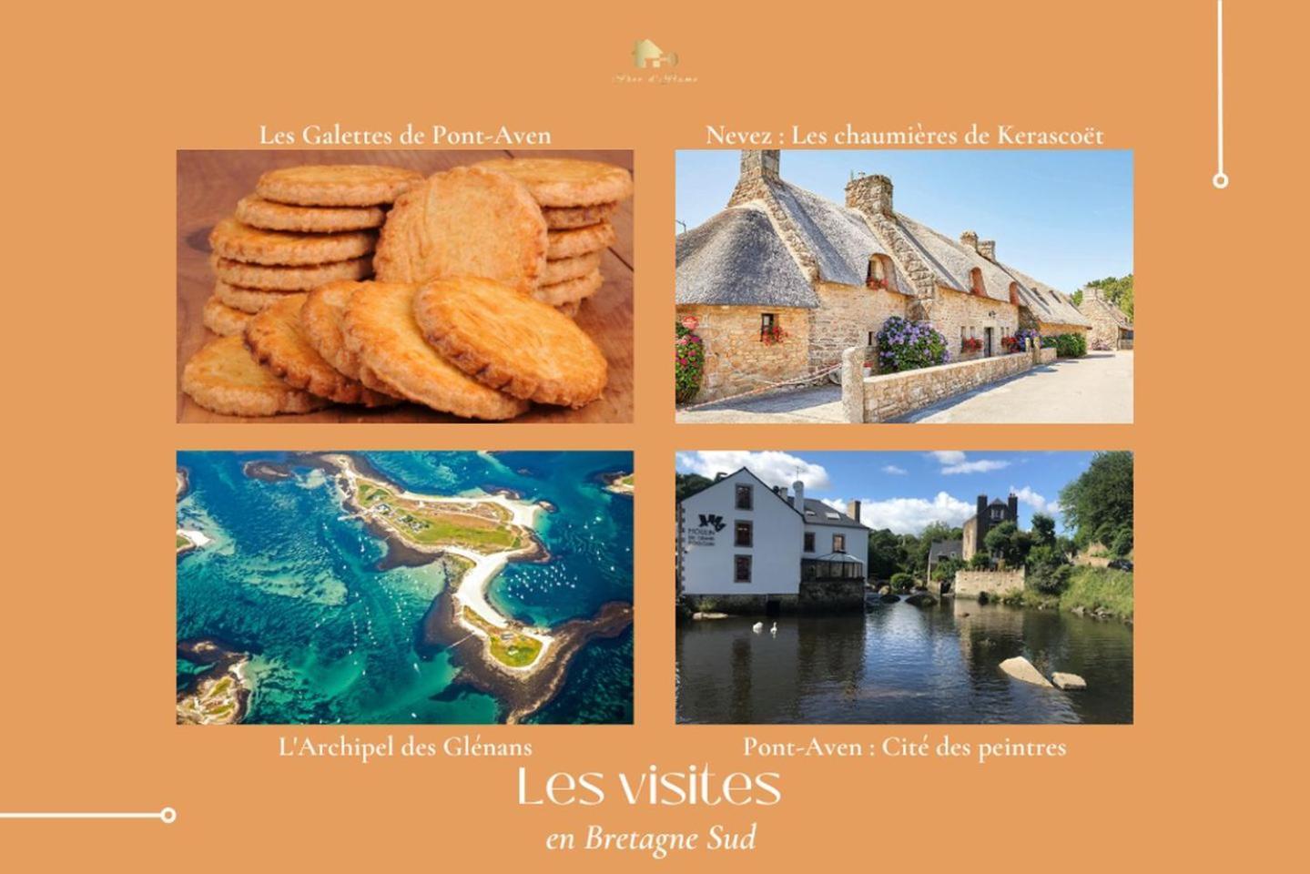 Penty Legona, Authentique Et Chaleureux, 2-6 Pers Villa Moelan-sur-Mer Luaran gambar